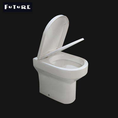 Double toilette de taille de confort couplée de 3L 6L par fin affleurante de nouveau à la carte de travail de mur