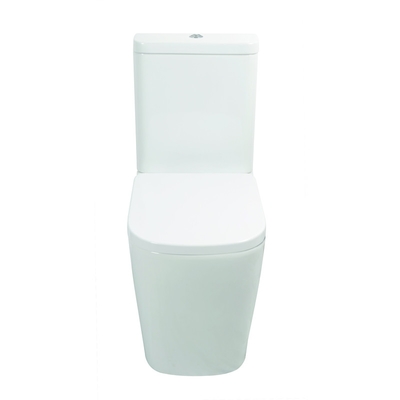 Porteur fort en deux pièces blanc de carte de travail de toilette couplé par fin à haute densité de Bathstore