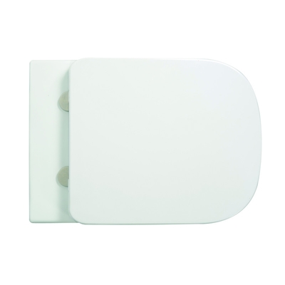 Carte de travail d'une seule pièce en céramique vitrée lisse de toilette avec le rinçage efficace étroit doux de Seat