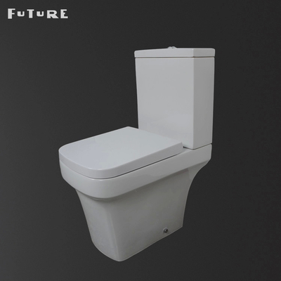 Muet de piège de P rinçant la carte de travail au plancher couplée étroite ISO9001 de toilette de salle de bains