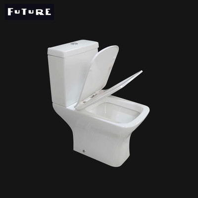 Toilette sans monture standard idéale R-U de projection courte à la mode conforme