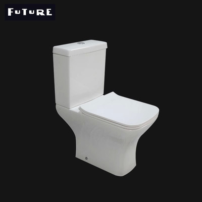 Toilette sans monture standard idéale R-U de projection courte à la mode conforme