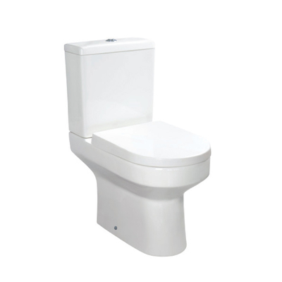 la toilette couplée étroite contemporaine en deux pièces antiusure a prolongé la désodorisation automatique