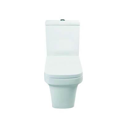 L'UPC a certifié la cuvette ovale couplée étroite blanche de toilette de salle de bains