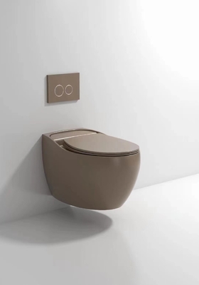 Désodorisation compacte vitrée sans heurt de Hung Toilet Gravity Flushing Auto de mur