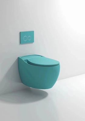 Désodorisation compacte vitrée sans heurt de Hung Toilet Gravity Flushing Auto de mur