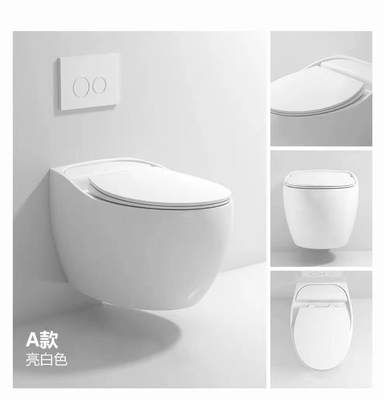 Désodorisation compacte vitrée sans heurt de Hung Toilet Gravity Flushing Auto de mur