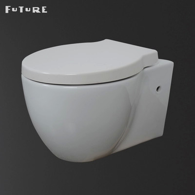 le mur large Hung Toilet Floating Toilet Bowl de 380mm avec P emprisonnent écologique