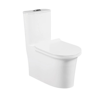 Toilette d'une seule pièce de Siphonic d'opération automatique avec la conception d'économie de l'eau 4/6L