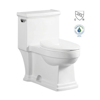 Anti toilette d'une seule pièce bactérienne de Siphonic de la CE avec le double matériel en céramique affleurant