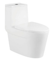 Rinçage en céramique de gravité de cabinet d'aisance de toilette d'une seule pièce de Siphonic d'économie de l'eau