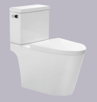 Opération automatique toilette de 2 morceaux avec la conception d'économie de l'eau de piège de S