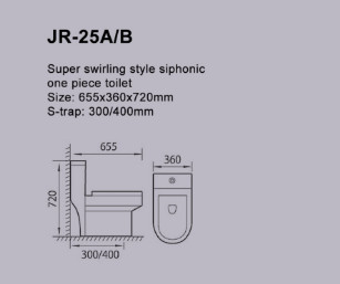 CE en céramique blanc de tourbillonnement superbe de cabinet d'aisance de 1 morceau de style certifié