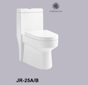 CE en céramique blanc de tourbillonnement superbe de cabinet d'aisance de 1 morceau de style certifié
