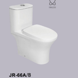 Longévité élevée d'une seule pièce en céramique blanche 20-30KG de cabinet d'aisance de salle de bains moderne