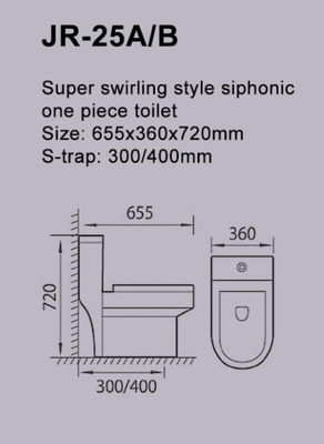Conservation de l'eau affleurante de cabinet d'aisance de Superswirl Siphonic Watercloset philippin ISO9001