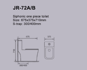 Articles sanitaires de FUTURE de désodorisation salle de bains d'une seule pièce automatique de cabinet d'aisance