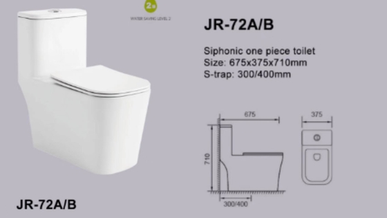 Articles sanitaires de FUTURE de désodorisation salle de bains d'une seule pièce automatique de cabinet d'aisance